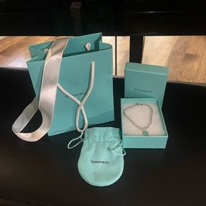 Tiffany’s blue heart tag beaded bracelet